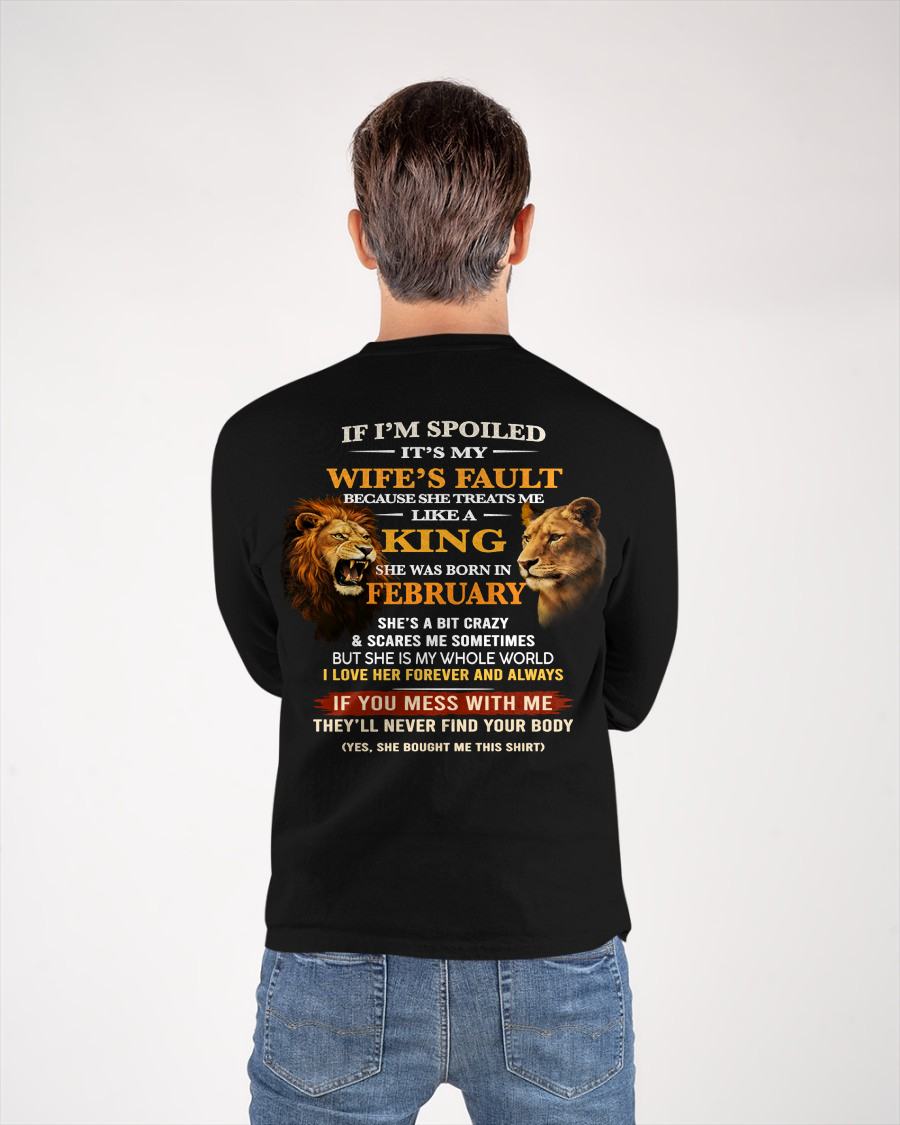 FEBRUARY - SPOILED HUSBAND - GIFT FROM WIFE - KATE02 (SKU26T-01-60-02)