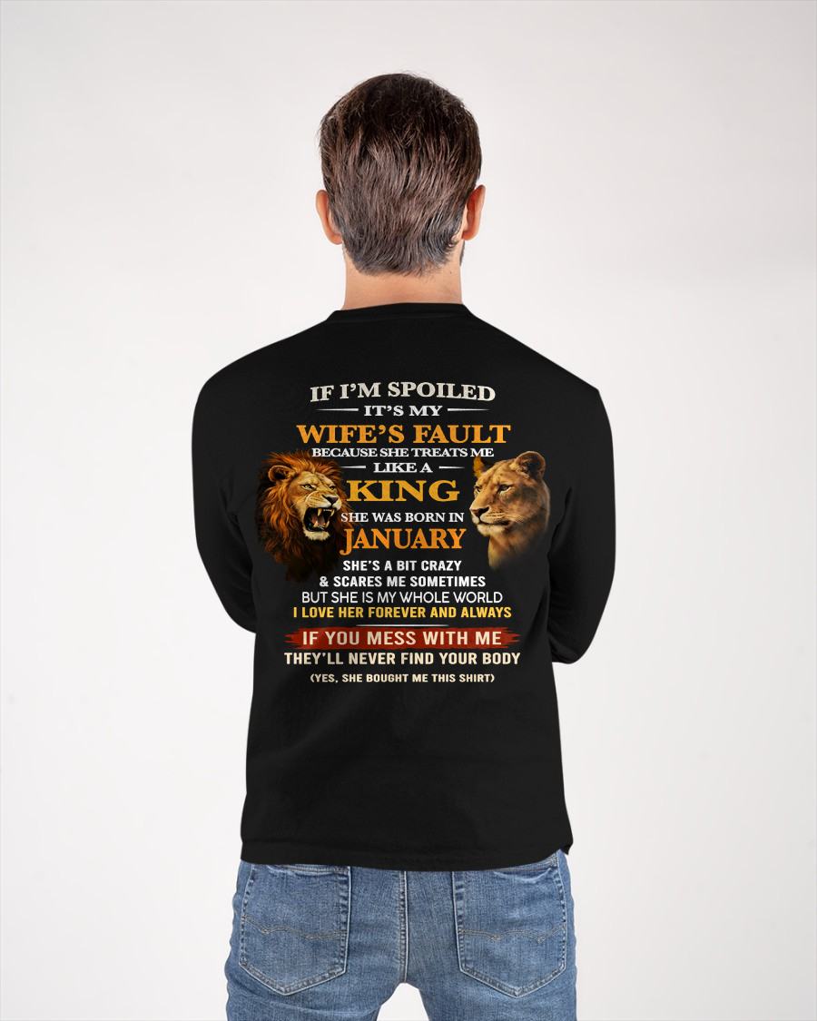 JANUARY - SPOILED HUSBAND - GIFT FROM WIFE - KATE01 (SKU26T-01-60-01)