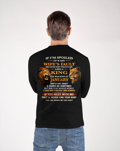 JANUARY - SPOILED HUSBAND - GIFT FROM WIFE - KATE01 (SKU26T-01-60-01)