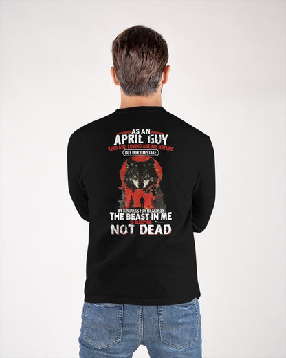 APRIL - KIND AND LOVING ARE MY NATURE - BIRTHDAY T-SHIRT FOR MEN - KATE04 (SKU26T-01-17-04)