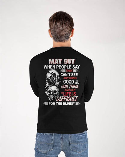 MAY - HUG THEM AND SAY... - BIRTHDAY T-SHIRT FOR MEN - KATE05 (SKU12-253-05)