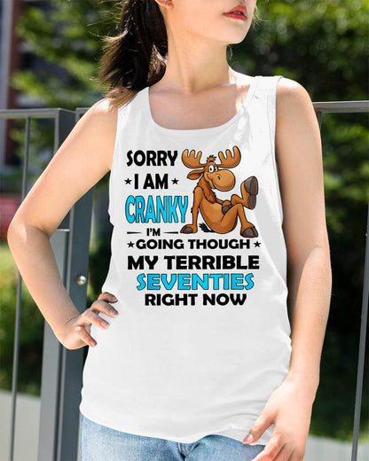 SORRY I AM CRANKY - BIRTHDAY SHIRT FOR WOMEN - KATE00 (SKU12-249)