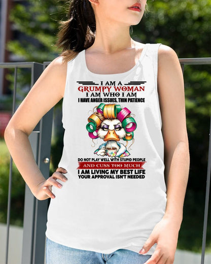 GRUMPY WOMAN - BIRTHDAY SHIRT FOR WOMEN - KATE00 (SKU26T-01-22-00)