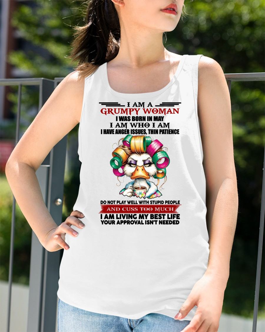 MAY - GRUMPY WOMAN - BIRTHDAY SHIRT FOR WOMEN - FMA / KATE05 (SKU26T-01-22-05)
