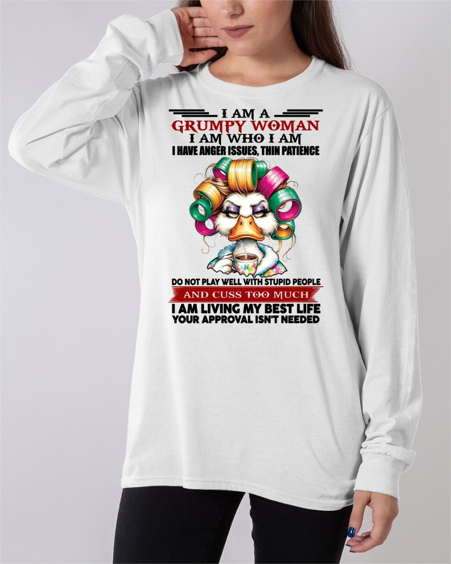 GRUMPY WOMAN - BIRTHDAY SHIRT FOR WOMEN - KATE00 (SKU26T-01-22-00)