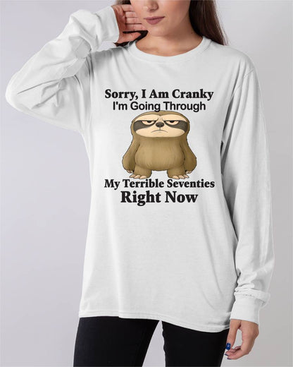 SORRY I AM CRANKY - BIRTHDAY SHIRT FOR WOMEN - KATE00 (SKU12-226)
