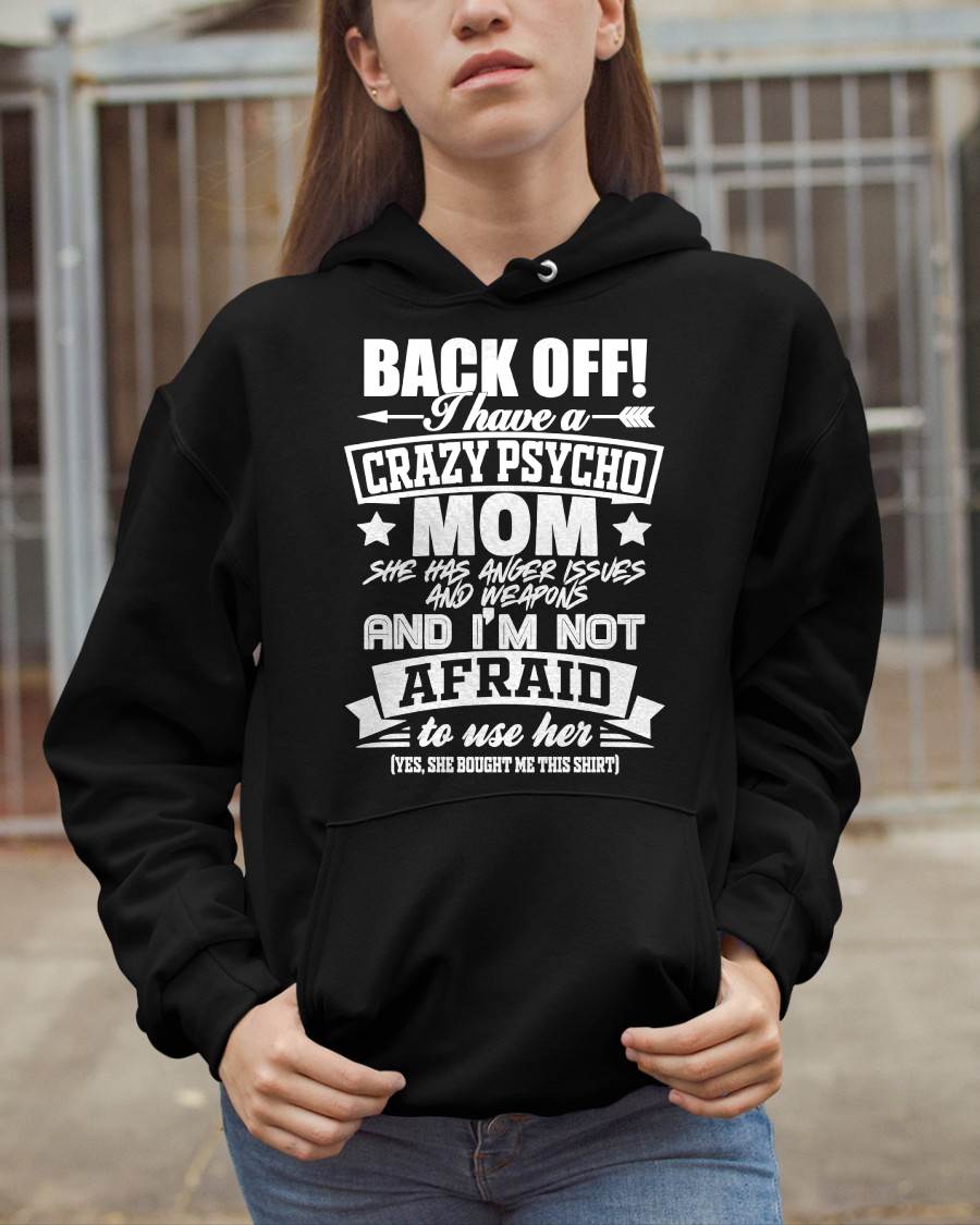 I HAVE A CRAZY MOM - PERFECT GIFT FOR YOUR DAUGHTER - GIFT FROM MOM - KATE00 (SKU12-245)