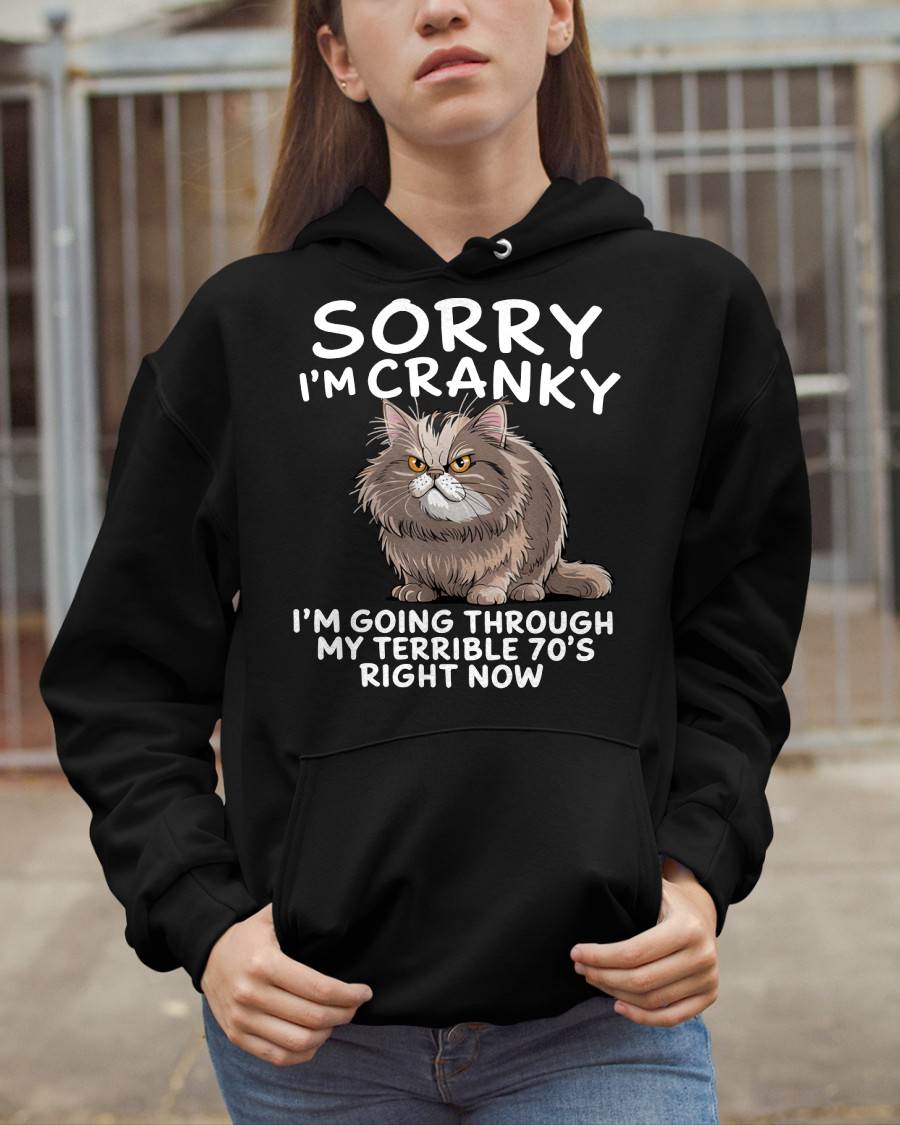 SORRY I AM CRANKY - BIRTHDAY SHIRT FOR WOMEN - KATE00 (SKU12-248)