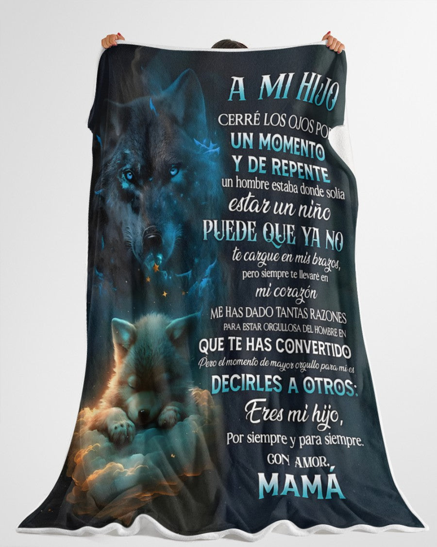MANTA PARA HIJO – REGALO DE COMODIDAD Y CALOR DE MAMÁ Manta acolchada de forro polar Sherpa NTTDsp (SKUB11-79)