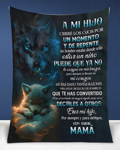 MANTA PARA HIJO – REGALO DE COMODIDAD Y CALOR DE MAMÁ Manta acolchada de forro polar Sherpa NTTDsp (SKUB11-79)