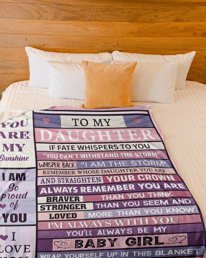 Special Gift For Daughter Blanket - From Mom