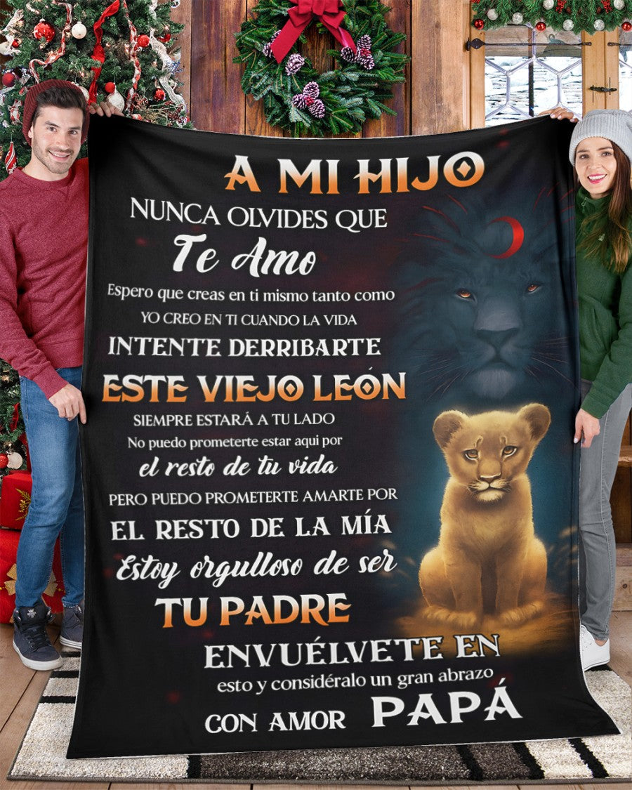 Manta para Hijo – Regalo de Consuelo y Calidez de Papá Manta Acolchada de Forro Polar Sherpa NTTDsp (SKUB11-72)