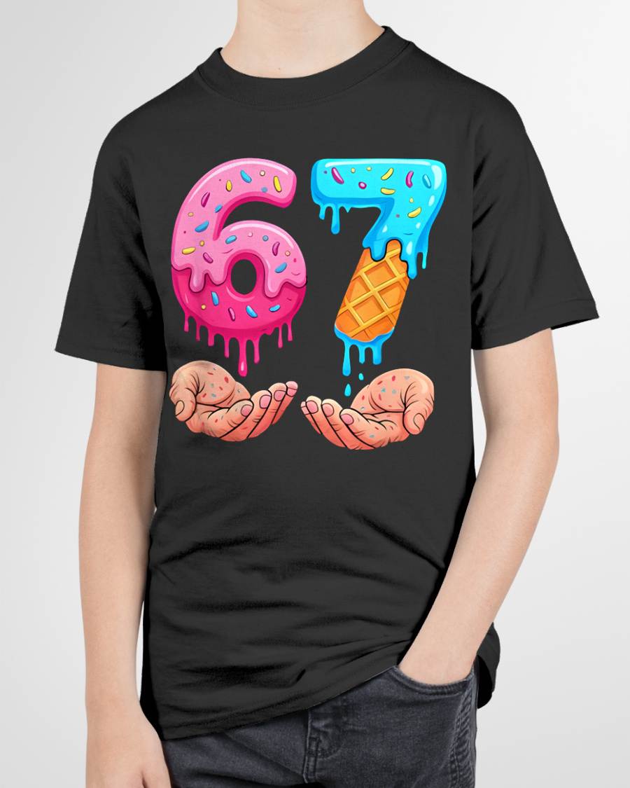 ICE CREAM 6 7 - UNISEX MEME T-SHIRT - KATE00