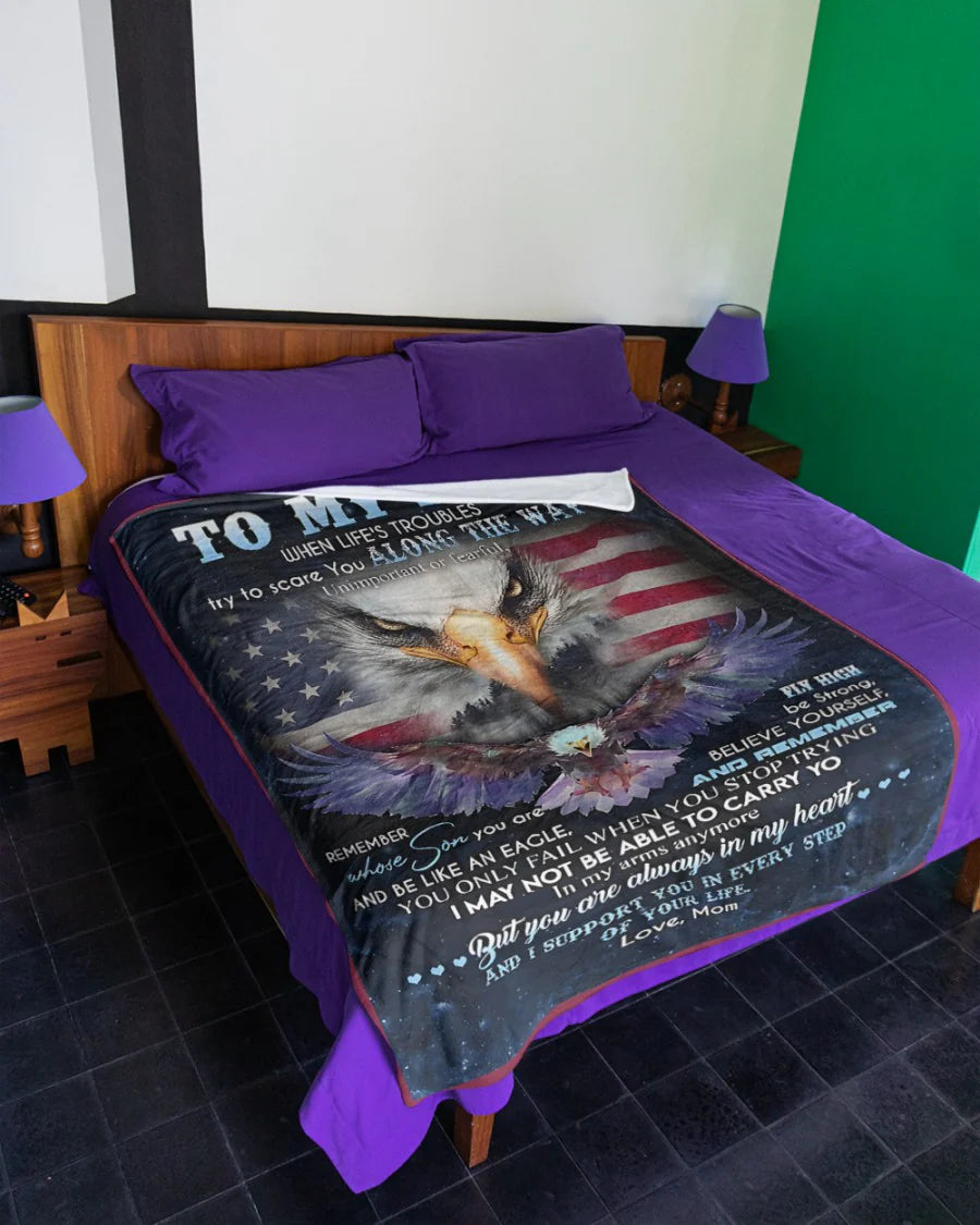 Special Gift For Your Son Blanket - From Mom