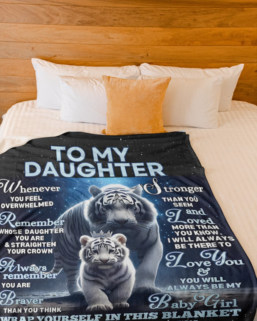 BLANKET FOR DAUGHTER – COMFORT & WARMTH GIFT FROM MOM Sherpa Fleece Quilt Blanket KATE00 (SKUB12-153)