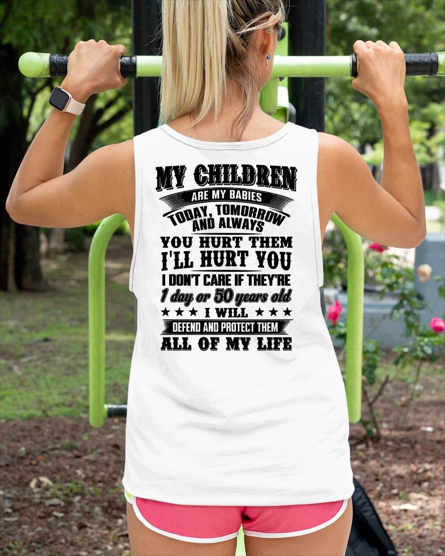 MY CHILDREN ARE MY BABY - T-SHIRT FOR MOM - KATE00 (SKU12-274)