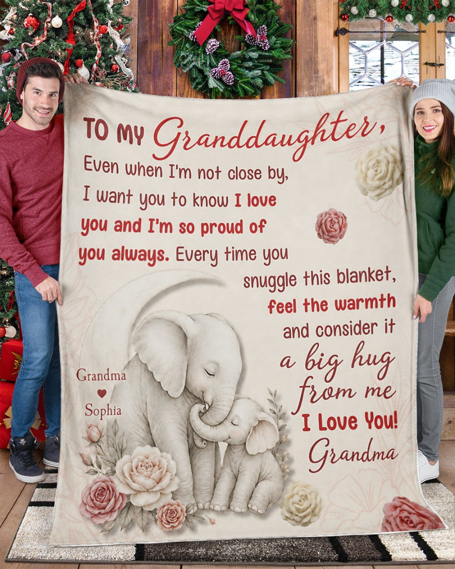BLANKET - FROM GRANDMA TO GRANDDAUGHTER - Consider It A Big Hug From Me - (SKU2606-17)
