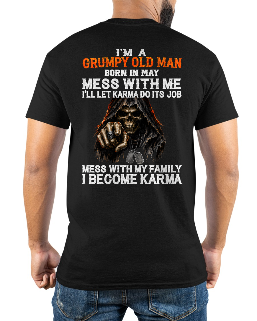 MAY SHIRT - I'm A Grumpy Old Man Born In May - Funny Gift For Yourself - KATE05 (SKU2608-486-05)