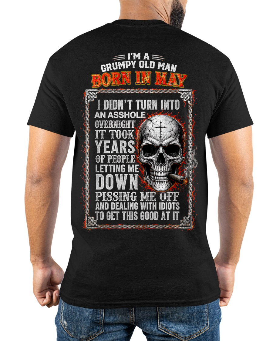 MAY MAN SHIRT - Grumpy Old Man Born In May - Funny Gift For Yourself - KATE05 (SKU2608-437-05)
