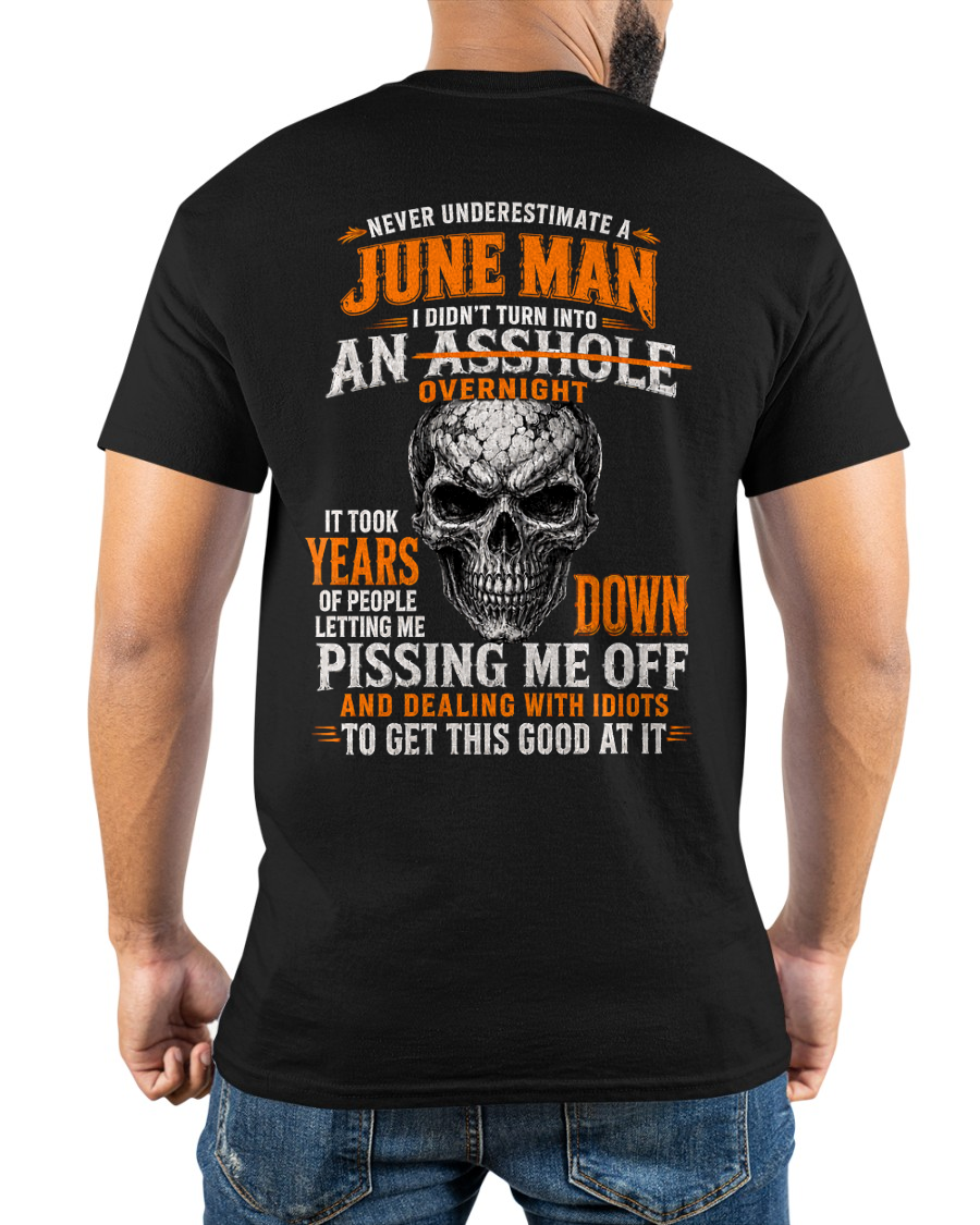JUNE SHIRT - Never Underestimate A June Man - Funny Gift For Yourself - KATE06 (SKU2608-509-06)