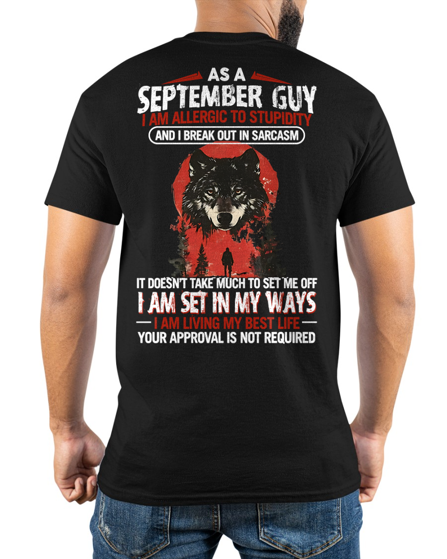 SEPTEMBER – Grumpy Old Man Sarcasm Shirt – Funny Birthday Gift for Men (SKU2604-115-09)