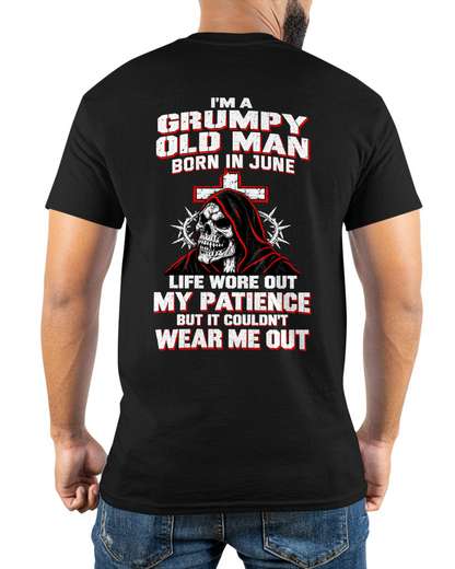 JUNE MEN'S SHIRT - I'm A Grumpy Old Man Born In June - Funny Gift For Yourself - KATE06 (SKU2609-107-06)