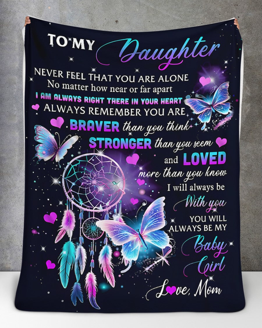 Special Gift For Your Daughter Blanket - From Mom (SKUB12-181)