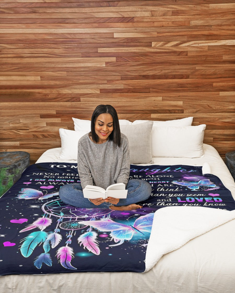Special Gift For Your Daughter Blanket - From Mom (SKUB12-181)