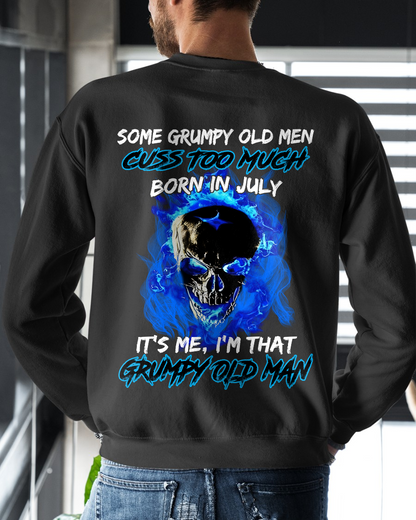JULY MEN SHIRT – Some Grumpy Old Men Cuss Too Much Born In July It’s Me I’m That Grumpy Old Man (SKU2602-191-07)