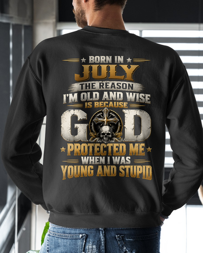 JULY - Born In July, Old & Wise - Gift For Men - KATE07 (SKU2609-334-07)