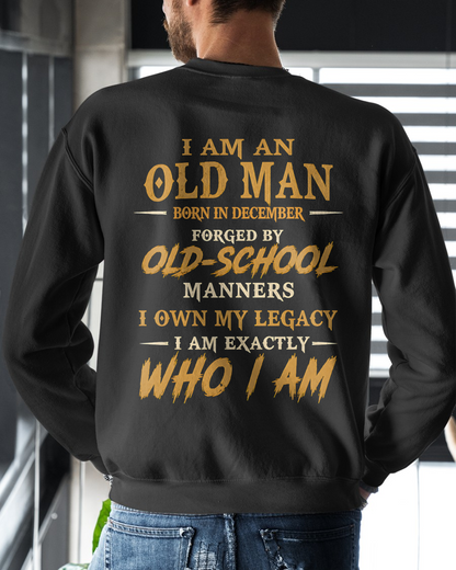 DECEMBER - Old Man Born In December - Funny Birthday Gift For Men (SKU2608-384-12)
