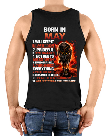 MAY MEN'S SHIRT - Born In May - Funny Gift For Yourself - KATE05 (SKU2609-19-05)