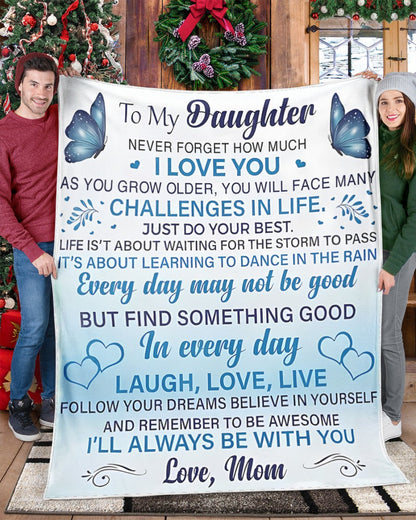 Special Gift For Your Daughter Blanket - From Mom (SKUB07-30)
