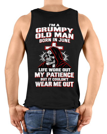 JUNE MEN'S SHIRT - I'm A Grumpy Old Man Born In June - Funny Gift For Yourself - KATE06 (SKU2609-107-06)