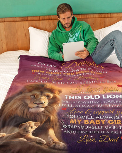 Special Gift for Your Daughter - From Dad Blanket (SKUB11-56)