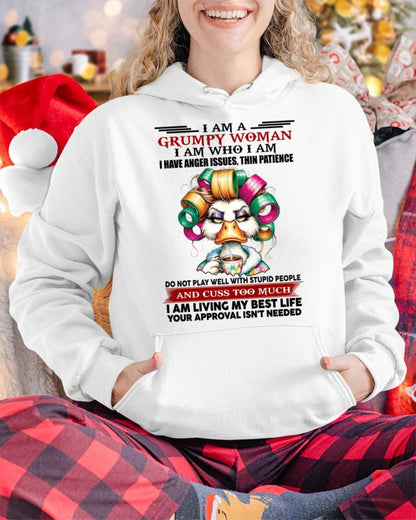 GRUMPY WOMAN - BIRTHDAY SHIRT FOR WOMEN - KATE00 (SKU26T-01-22-00)