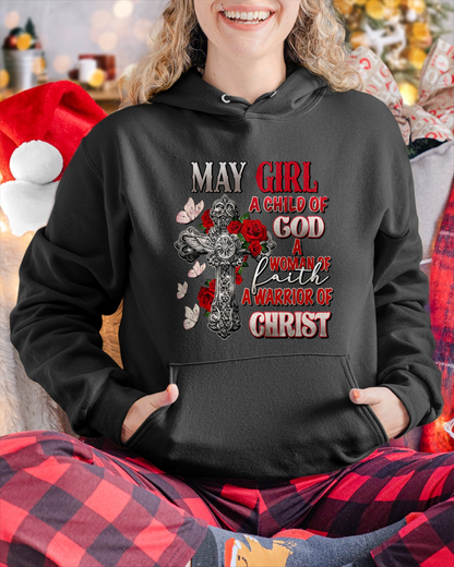 MAY GIRL SHIRT – Child Of God Woman Of Faith Warrior Of Christ – Christian Gift For Women (SKU2605-119-05)