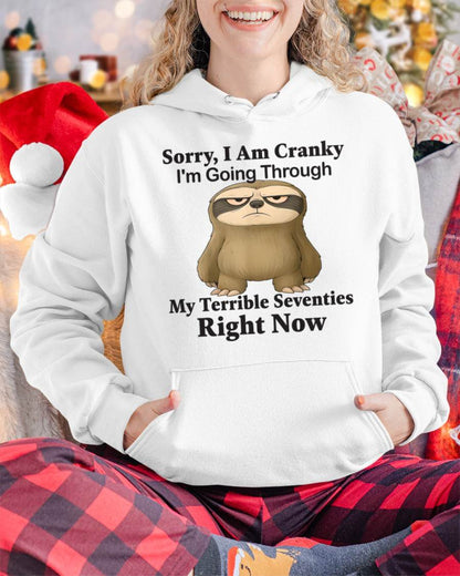 SORRY I AM CRANKY - BIRTHDAY SHIRT FOR WOMEN - KATE00 (SKU12-226)