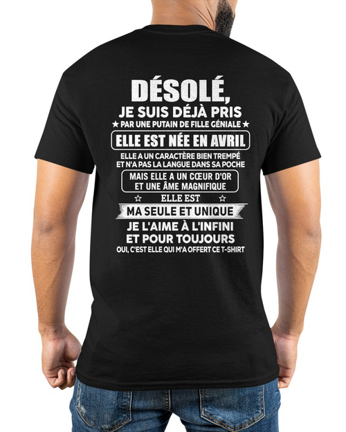 AVRIL - PETITE AMIE GÉNIALE - CADEAU PARFAIT POUR VOTRE HOMME - (SKU2606-153-04)