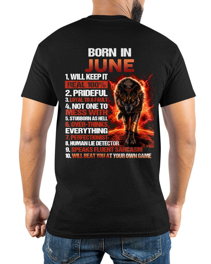 JUNE MEN'S SHIRT - Born In June - Funny Gift For Yourself - KATE06 (SKU2609-19-06)