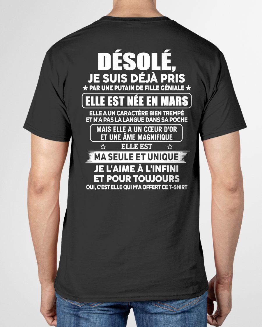 MARS - PETITE AMIE GÉNIALE - CADEAU PARFAIT POUR VOTRE HOMME - (SKU2606-153-03)