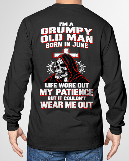 JUNE MEN'S SHIRT - I'm A Grumpy Old Man Born In June - Funny Gift For Yourself - KATE06 (SKU2609-107-06)