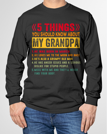 MARCH - GRUMPY GRANDPA - PERFECT GIFT FOR YOUR GRANDCHILD - SKU2606-36-03