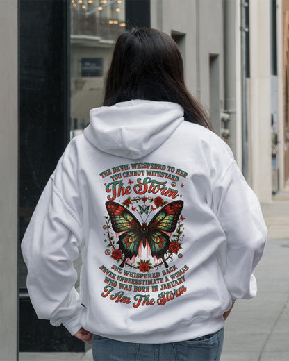 The Devil Whispered to Her – I Am the Storm January Woman Shirt - KATE01 FMA (SKU10-72-01)