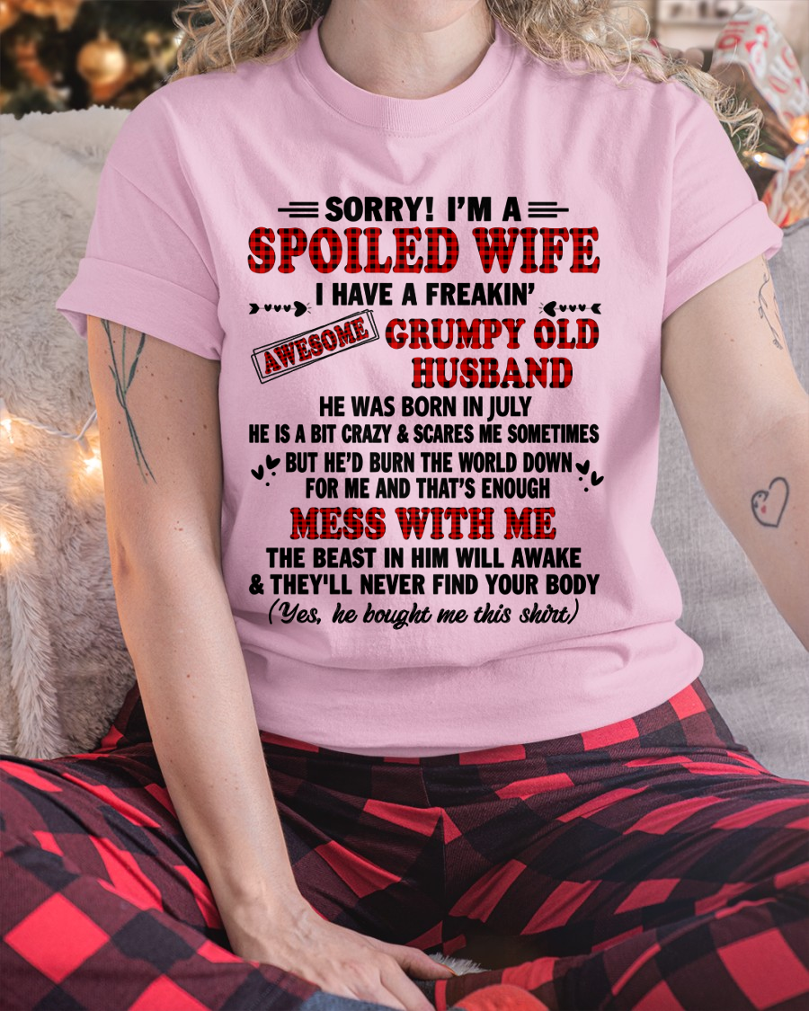 JULY - AWESOME WIFE - PERFECT GIFT FOR YOUR HUSBAND - (SKU2606-251-07)