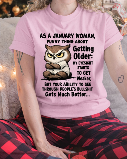 JANUARY - FUNNY JANUARY WOMAN - PERFECT GIFT FOR YOURSELF (SKU2607-95-01)