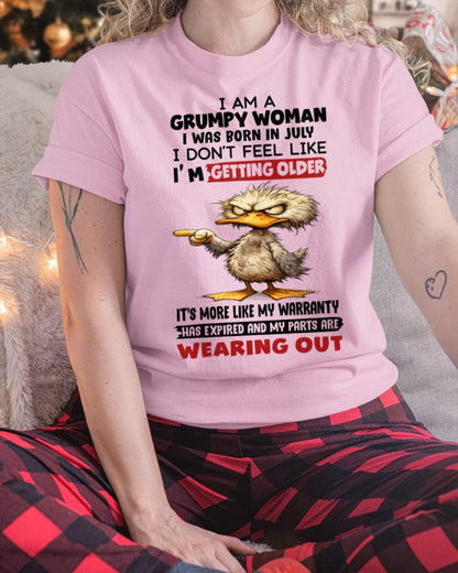 KATE07 - Funny Grumpy Woman Shirt Born in July – Birthday Gift Idea - FMA (SKU2602-175-07)