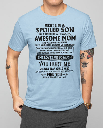 August - Awesome Mom - Perfect Gift For Son From Mom - KATE08 (SKU-SPW-08)