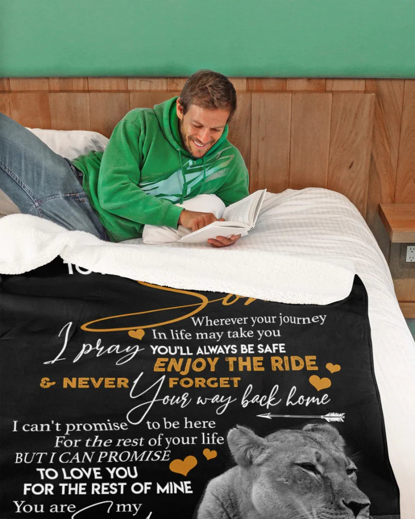 Special Gift For Your Son Blanket - From Mom
