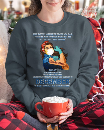 Never Underestimate A Woman Born In December – December Woman “I Am The Storm” - FMA / KATE12 (SKU12-322-12)